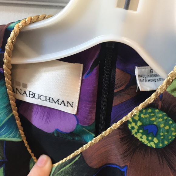 dana buchman floral dress - Picture 2 of 3